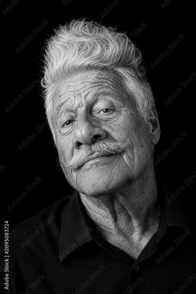 Fototapeta premium Charakterportrait eines Seniors