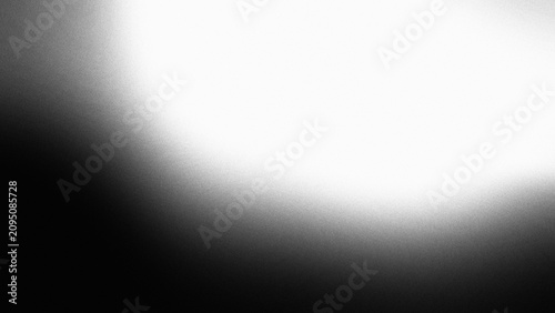 Fotografie Gradual transition from white to black abstract background with smooth curves an
