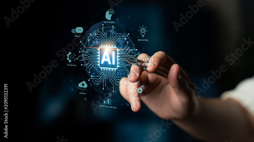 Foto Concept of an enterprise Artificial Intelligence solution