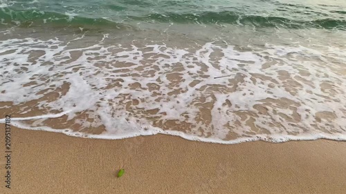 waves on the beach