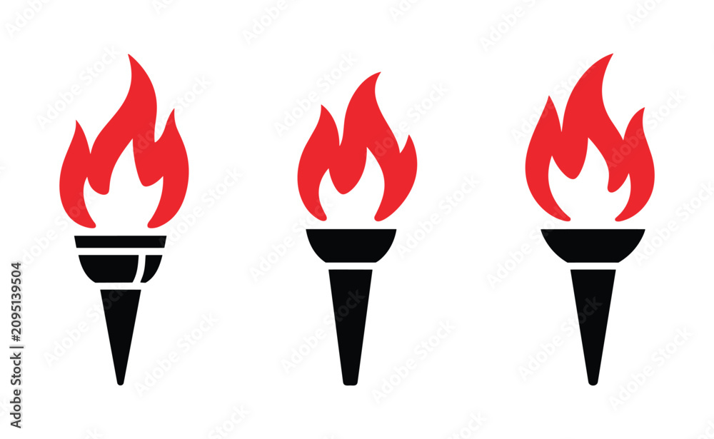 Φωτογραφία Three Torches Ignited