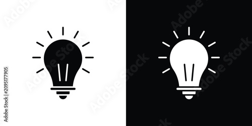 Fotografía Idea icon minimal logos bundle