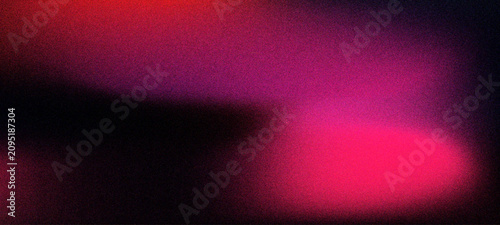 Schilderij op canvas Dark moody abstract background with intense magenta and purple light diffusion featuring deep black shadows and subtle grainy texture for dramatic aesthetic digital design compositions and artwork