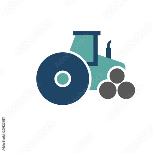 Simple Tractor Icon