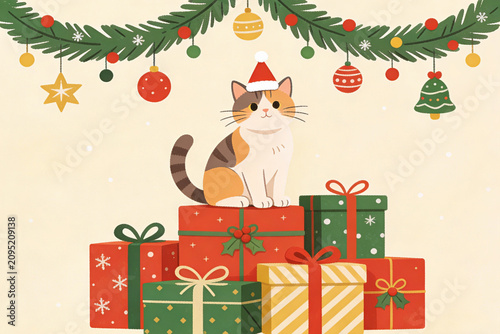 christmas tree with gifts