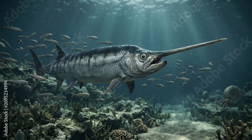 fish under water