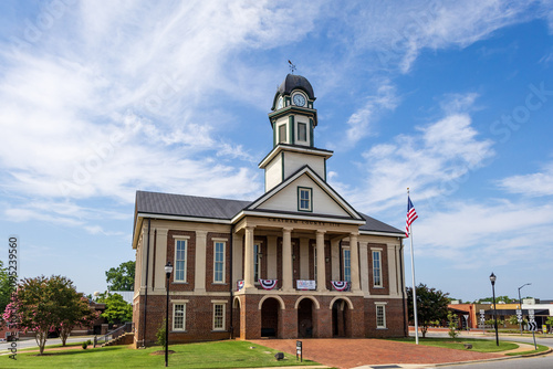 Photo of the Old Chatham County Courthouse in Pittsboro, North Carolina  