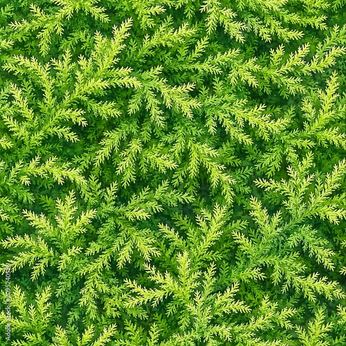 Cute Cartoon Moss Pattern Forest Floor Natural Green Texture