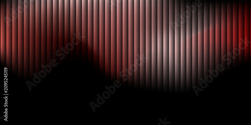 Cuadro en lienzo Abstract background of shiny red liquid gradient with striped effect