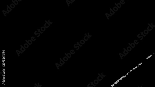 Abstract Grunge Texture Scratch Lines Moving on Black Background Old Vintage Film Overlay Effect Motion Loop
