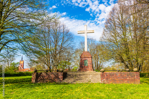 Otto von Bamberg Cross Monument in Usedom Germany