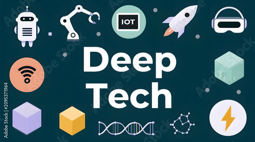 Deep Tech Business Presentation Cover