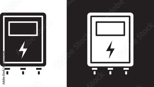 Foto Electricity box icon