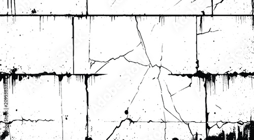 Foto Gritty textures for vector displacement mapping.