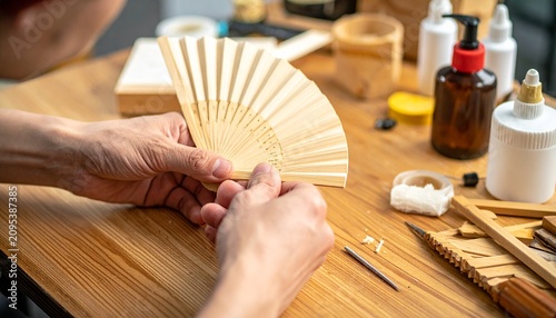Making a Wooden Hand Fan
