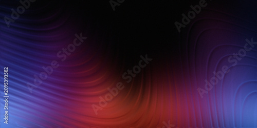 Bild auf Leinwand Dark abstract wallpaper with flowing liquid wave patterns in soft purple and red gradients providing a calm and ambient atmosphere