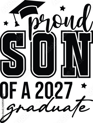 Proud Graduate Family SVG T-Shirt Design