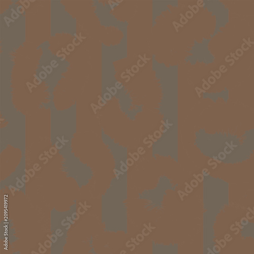 Brushstroke leopard striped textile pattern design in brown and green for fashion and home textiles