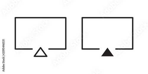 Obraz na plátně Airplay icon