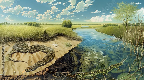 Wear appropriate protective clothing, including snake-proof boots and gloves, when working near snakes.