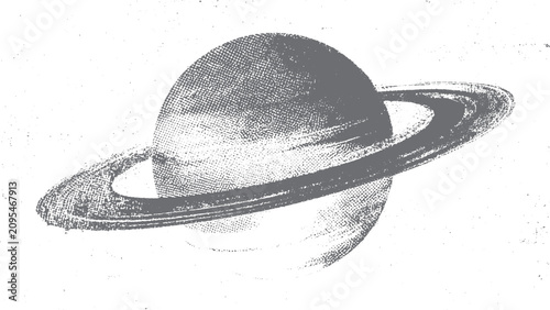 Quadro su tela Comet Passing Near Planet Earth in Deep Space Celestial Astronomy Illustration