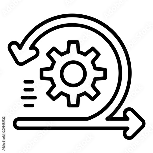 Canvastavla Agility Icon