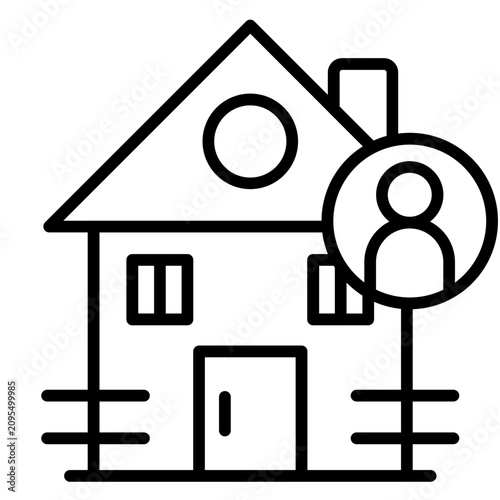 Quadro su tela Childcare Center Icon