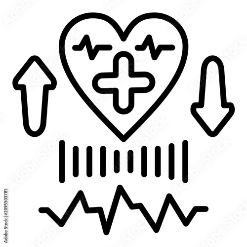 Fotografie Heart Sound Icon