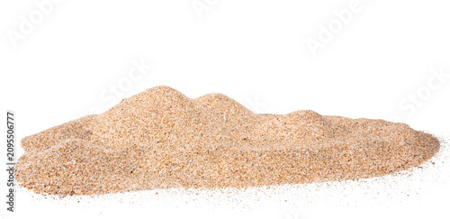 sand hill isolated on transparent background