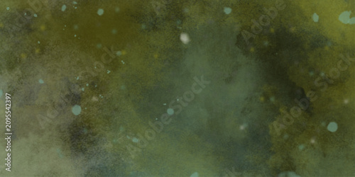 Obraz na plátně Abstract green oil painting background with brush strokes