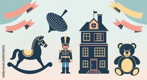 Foto Whimsical vector illustration with playful character motifs, imaginative fantasy elements, and vibrant colors for children's creative projects and digital art backgrounds