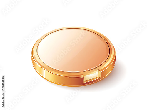 Beauty product packaging mockup illustration