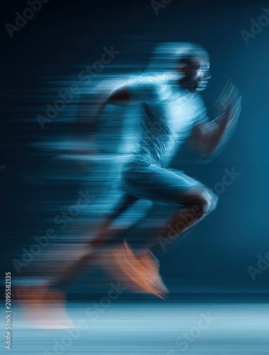 Athlete in Motion, Streaking Fast