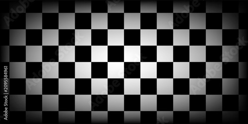 Black and white checkered pattern, Checkerboard seamless pattern