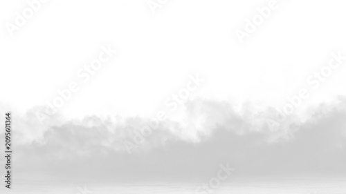 Quadro em tela Realistic mist smoke png with soft fog clouds, transparent steam effect, dark atmospheric smog background, powder dust motion and chemical air pollution design concept