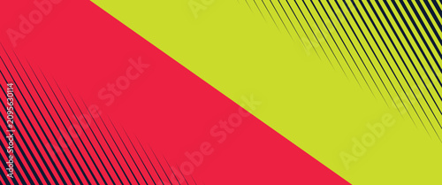 Obraz na plátně Diagonal halftone pattern with vibrant pink and teal coloration a modern geometr