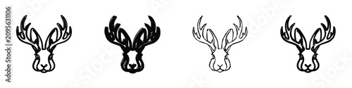 Foto A unique and artistic representation of a mythical creature blending the feature