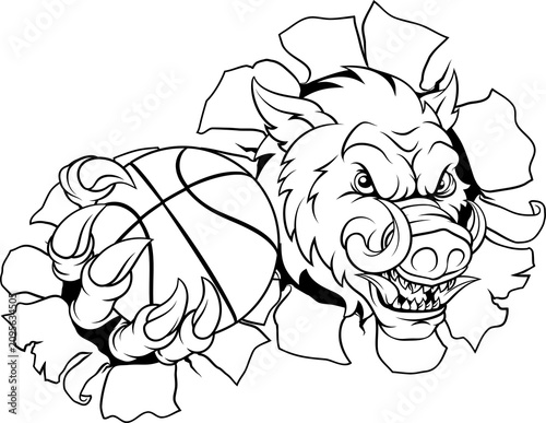 Boar Wild Hog Razorback War...