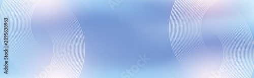 Konstfotografi Modern digital abstract background with circular blue lines