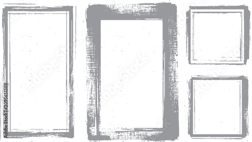 Vintage worn border texture with abstract grunge details Dirty damaged backdrop frame with rugged texture effect