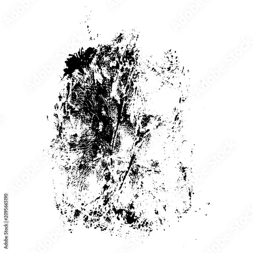 Abstract black grunge texture vector illustration. Distressed dirty background for poster design, gothic banner, dark aesthetic print, t shirt overlay effect, vintage framing, book cover, packaging