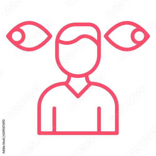 Canvastavla Paranoid Icon Style