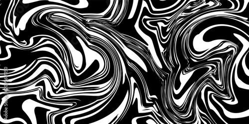 Seamless abstract marble pattern, wood texture, watercolor marble pattern. Ebru style. Natural colorful vector background. Good for fabric, gift wrapping. Unique trendy paint waves and stone swirls