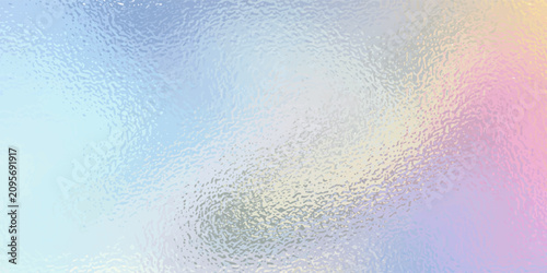 Colorful holographic rainbow foil background with pastel pearlescent gradient metal texture