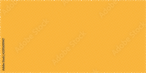 Cuadro en lienzo Yellow orange halftone pattern