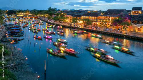 Bild auf Leinwand Hoi An ancient town which is a very famous destination for tourists