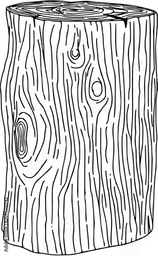 vector illustration of an old tree