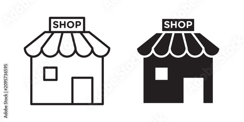Slika na platnu Local store icon