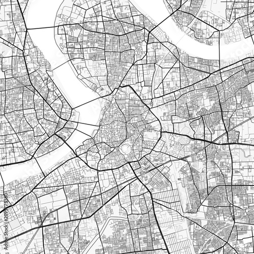 Konstfotografi Surat City Map