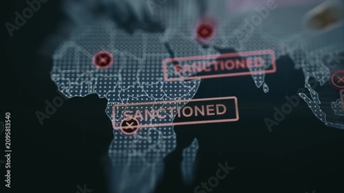 Global Risk Map Highlighting Africa Regions Associated with Sanctioned Entities